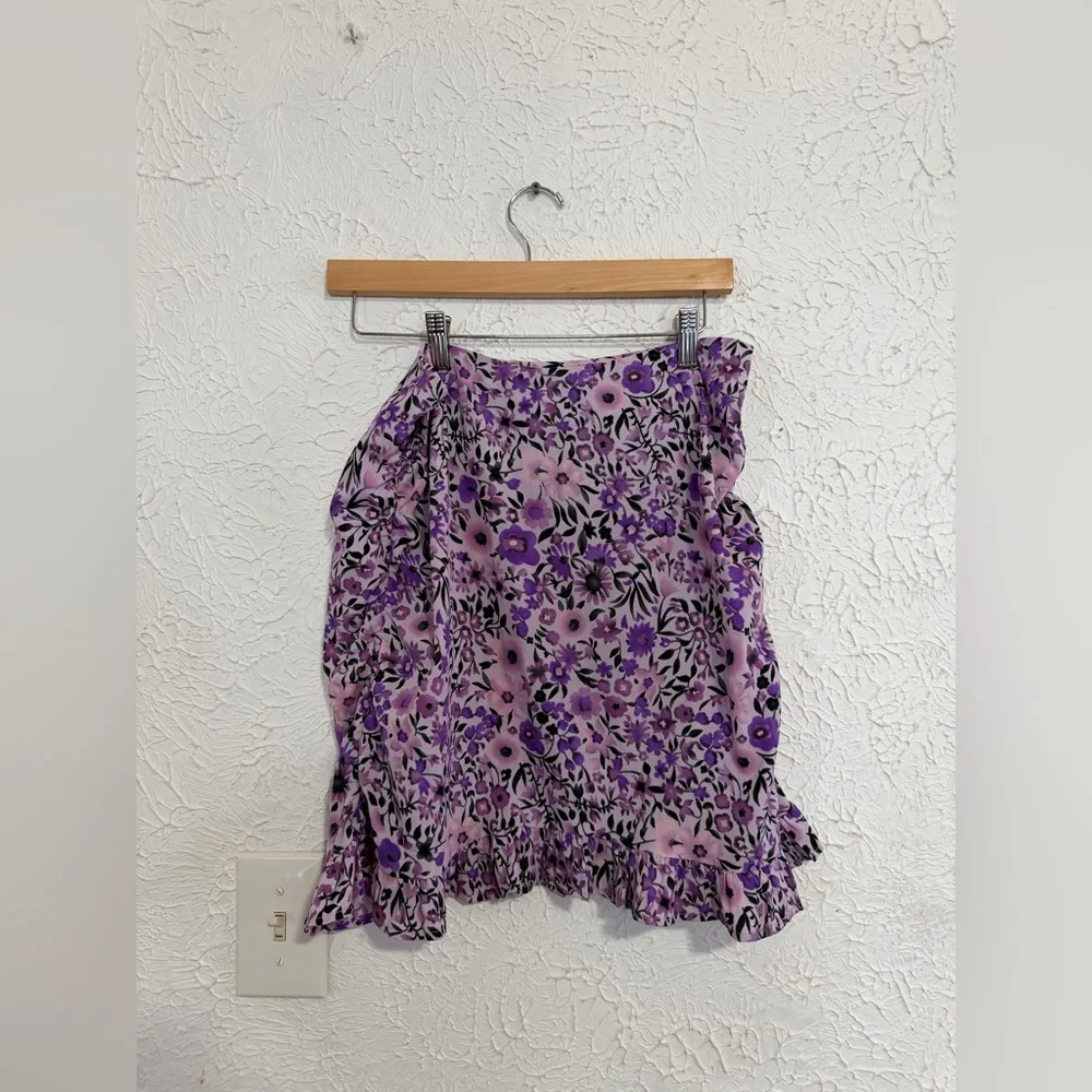 Boohoo Midi Skirt – Women’s US 8 – Purple Floral